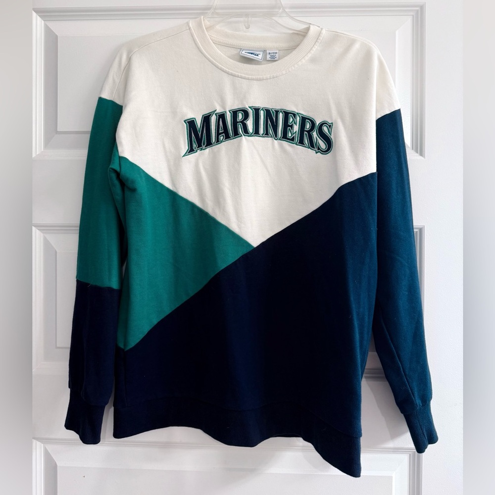 STARTER Mariners Crewneck Sweatershirt size S